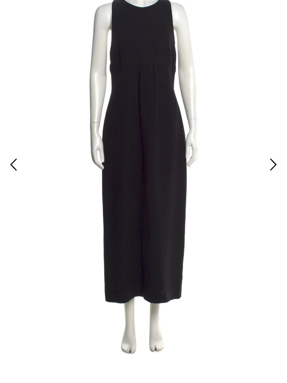 Nicole Miller Black Sleeveless Evening Gown